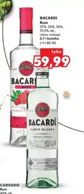 Kaufland Rum Bacardi Carta Blanca oferta