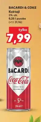 Kaufland Koktajl Bacardi & Coke oferta