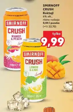 Kaufland Koktajl Smirnoff Crush Mango & Peach oferta