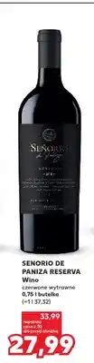 Kaufland Wino czerwone wytrawne Señorio de Paniza Reserva oferta
