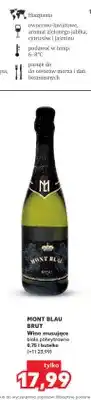Kaufland Wino musujące białe półwytrawne Mont Blau Brut oferta