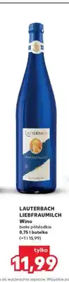 Kaufland Wino białe półsłodkie Lauterbach Liebfraumilch oferta