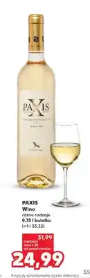 Kaufland Wino białe półwytrawne Paxis Medium Dry oferta