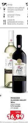 Kaufland Wino czerwone półsłodkie Maskana Alazani Valley oferta