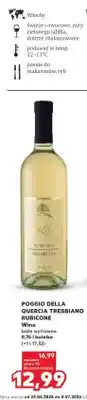 Kaufland Wino białe wytrawne Poggio della Quercia Trebbiano Rubicone oferta