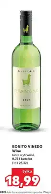 Kaufland Wino białe wytrawne Bonito Vinedo Chardonnay oferta