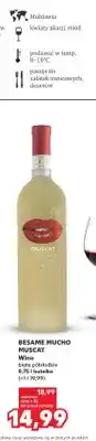 Kaufland Wino białe półsłodkie Besame Mucho Muscat oferta