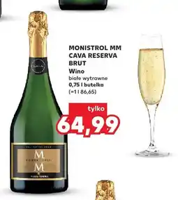 Kaufland Wino musujące Monistrol MM Cava Reserva Brut oferta