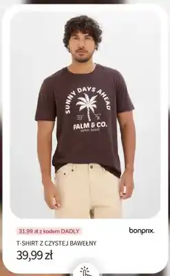 BonPrix T-shirt z czystej bawełny Bonprix oferta