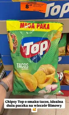 Biedronka Chipsy Top Tacos oferta