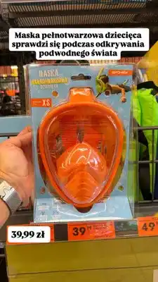 Biedronka Maska pełnotwarzowa dziecięca Spokey oferta