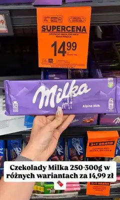 Biedronka Czekolada Milka Alpine Milk oferta