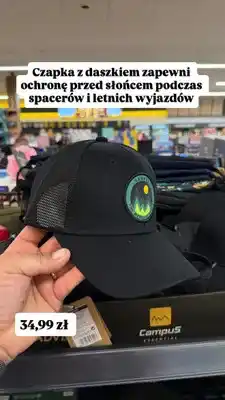 Biedronka Czapka z daszkiem Campus Essential oferta