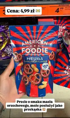 Biedronka Precle o smaku masła orzechowego American Foodie oferta