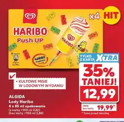 Kaufland Lody Haribo Push UP Algida 4-pak oferta