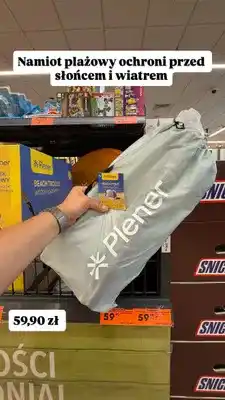Biedronka Namiot plażowy Plener oferta