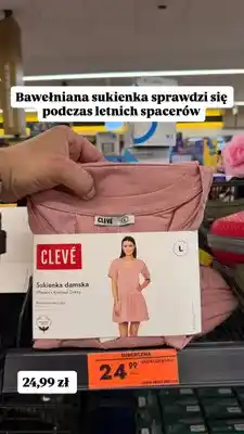 Biedronka Sukienka damska Clevé bawełniana oferta