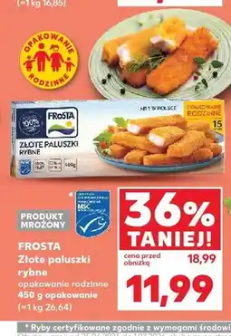 Kaufland Złote paluszki rybne Frosta oferta