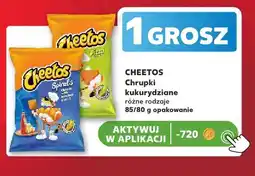 Kaufland Chrupki kukurydziane Cheetos Spirals Cheese & Ketchup oferta