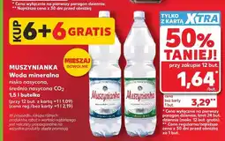 Kaufland Woda mineralna Muszynianka nisko nasycona oferta