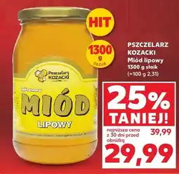 Kaufland Miód lipowy Pszczelarz Kozacki oferta