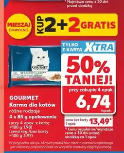 Kaufland Karma dla kotów Gourmet Gold 4-pak oferta