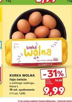 Kaufland Jaja świeże Kurka Wolna oferta