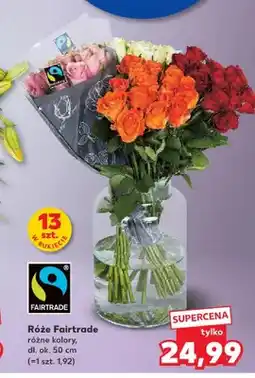 Kaufland Róże Fairtrade 13-pak oferta