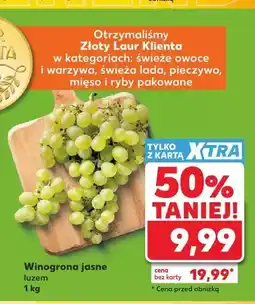 Kaufland Winogrona jasne oferta