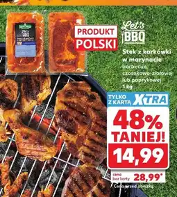 Kaufland Stek z karkówki w marynacie barbecue Let's BBQ oferta