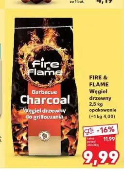 Kaufland Węgiel drzewny Fire & Flame oferta