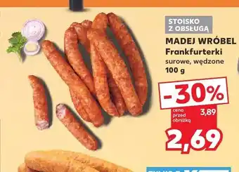 Kaufland Frankfurterki surowe wędzone Madej Wróbel oferta