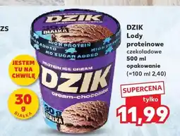 Kaufland Lody proteinowe czekoladowe Dzik oferta