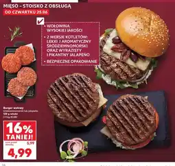 Kaufland Burger wołowy śródziemnomorski oferta