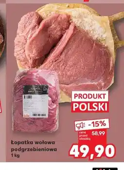 Kaufland Łopatka wołowa podgrzebieniowa oferta