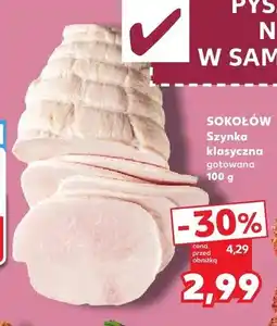 Kaufland Szynka klasyczna gotowana Sokołów oferta