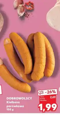 Kaufland Kiełbasa parówkowa Dobrowolscy oferta