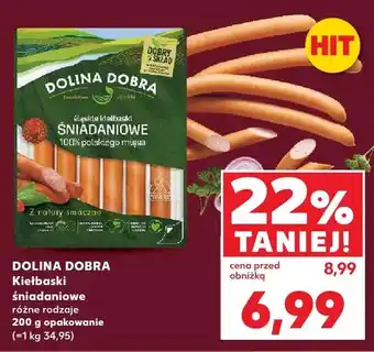 Kaufland Kiełbaski śniadaniowe Dolina Dobra oferta