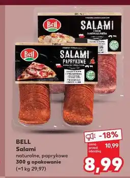 Kaufland Salami naturalne Bell oferta