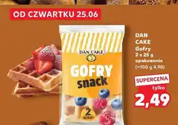 Kaufland Gofry snack Dan Cake 2-pak oferta