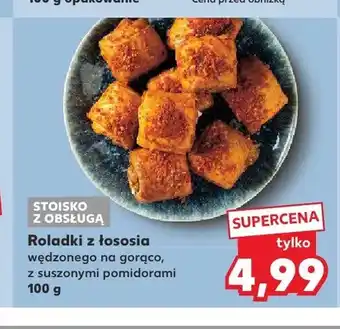 Kaufland Roladki z łososia wędzonego na gorąco z suszonymi pomidorami oferta