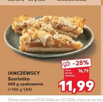 Kaufland Szarlotka Janczewscy oferta
