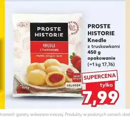 Kaufland Knedle z truskawkami Proste Historie oferta