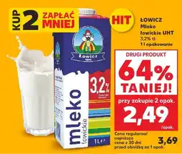 Kaufland Mleko łowickie UHT Łowicz 3,2% oferta