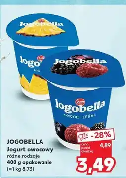 Kaufland Jogurt owocowy Jogobella brzoskwiniowy oferta