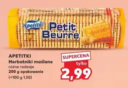 Kaufland Herbatniki maślane Apetitki Petit Beurre oferta
