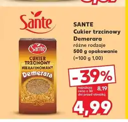 Kaufland Cukier trzcinowy Demerara Sante oferta