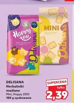 Kaufland Herbatniki maślane Delisana Mini oferta