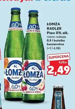 Kaufland Piwo bezalkoholowe Łomża Radler Jabłko & Wiśnia oferta
