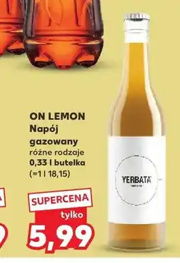 Kaufland Napój gazowany On Lemon Yerbata oferta